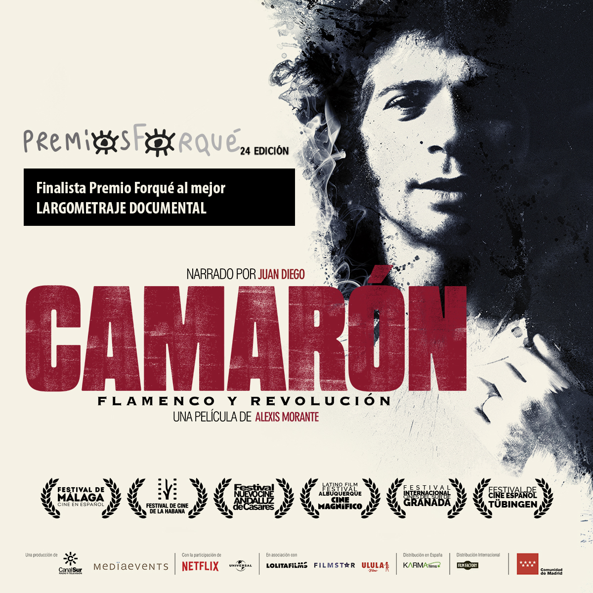 alfiler patio sonrojo La película documental “Camarón: Flamenco y Revolución”, nominada a los  Premios Forqué